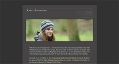 Desktop Screenshot of katja-schiffers.eu